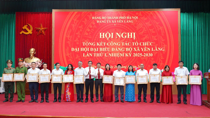 XÃ YÊN LÃNG TỔ CHỨC HỘI NGHỊ TỔNG KẾT CÔNG TÁC TỔ CHỨC ĐẠI HỘI ĐẢNG BỘ LẦN THỨ I, NHIỆM KỲ 2025–2030- Ảnh 4.