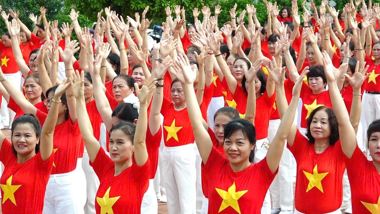 Hội Liên hiệp phụ nữ phường Bồ Đề tổ chức Ngày hội văn hoá thể thao chào mừng kỷ niệm 80 năm Cách mạng Tháng Tám thành công (19/8); Quốc khánh Nước CHXHCN Việt Nam (2/9) và thành công Đại hội Đảng bộ phường Bồ Đề lần thứ I- Ảnh 11.