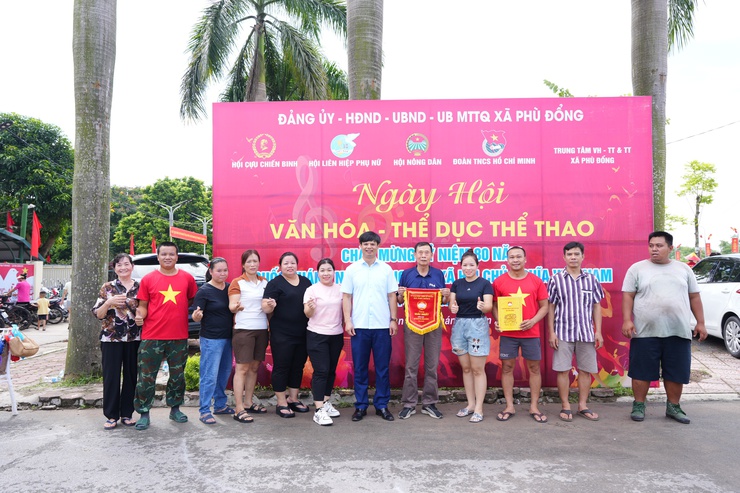 Ngày hội Văn hóa- Thể dục thể thao xã Phù Đổng thu hút gần 400 hội viên, đoàn viên và nhân dân tham gia.- Ảnh 7.