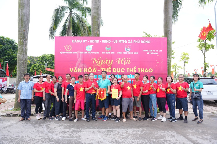 Ngày hội Văn hóa- Thể dục thể thao xã Phù Đổng thu hút gần 400 hội viên, đoàn viên và nhân dân tham gia.- Ảnh 8.