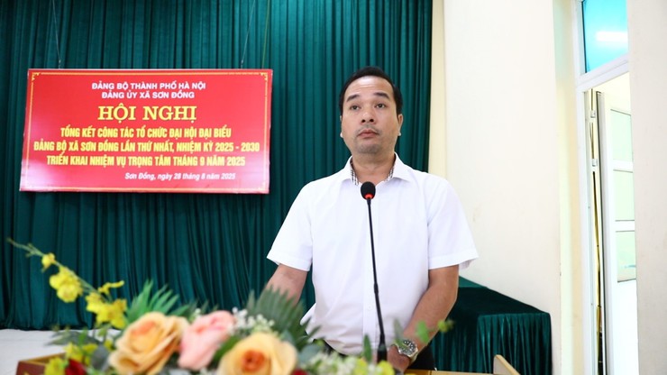 Sơn Đồng: 20 tập thể, 48 cá nhân được khen thưởng trong công tác tổ chức Đại hội Đại biểu Đảng bộ xã lần thứ I, nhiệm kỳ 2025 -2030 và triển khai nhiệm vụ trọng tâm tháng 9- Ảnh 4.