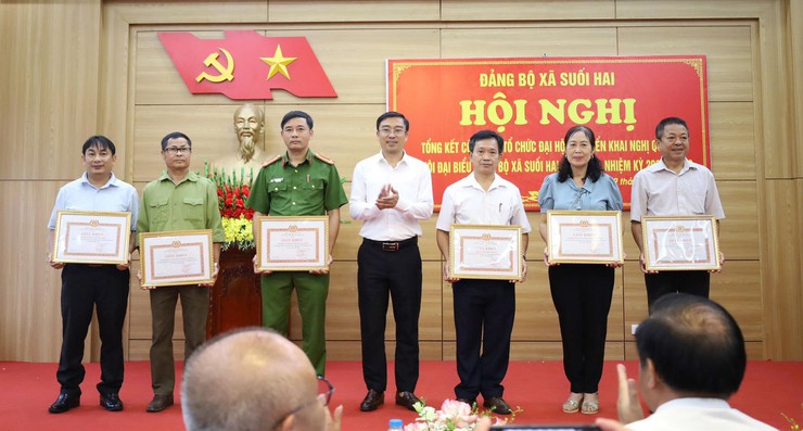 Xã Suối Hai tổng kết công tác tổ chức Đại hội và triển khai Nghị quyết Đại hội Đảng bộ xã Suối Hai lần thứ I, nhiệm kỳ 2025 -2030- Ảnh 7.