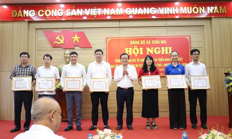 Xã Suối Hai tổng kết công tác tổ chức Đại hội và triển khai Nghị quyết Đại hội Đảng bộ xã Suối Hai lần thứ I, nhiệm kỳ 2025 -2030- Ảnh 4.
