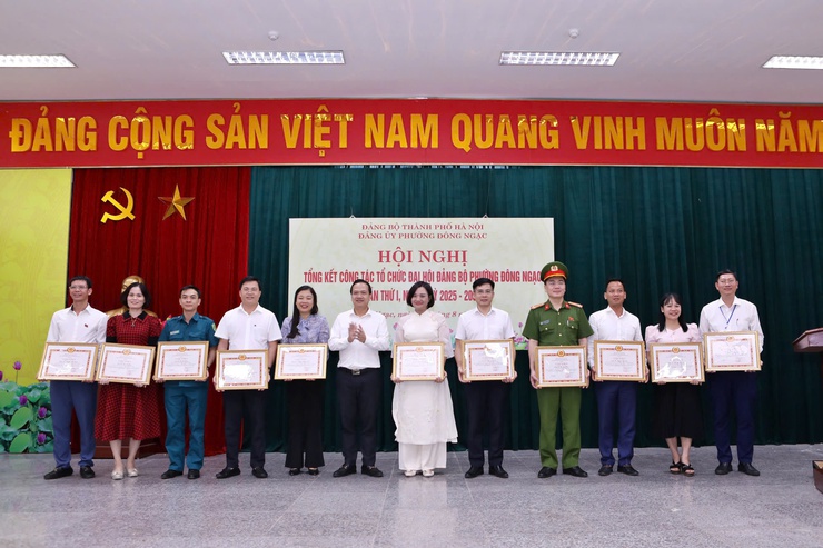ĐẢNG ỦY PHƯỜNG ĐÔNG NGẠC TỔNG KẾT CÔNG TÁC TỔ CHỨC ĐẠI HỘI ĐẠI BIỂU ĐẢNG BỘ LẦN THỨ I, NHIỆM KỲ 2025-2030- Ảnh 5.