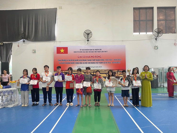 Giải cờ vua mở rộng Đại hội TDTT xã Thiên Lộc lần thứ I - năm 2025- Ảnh 7.