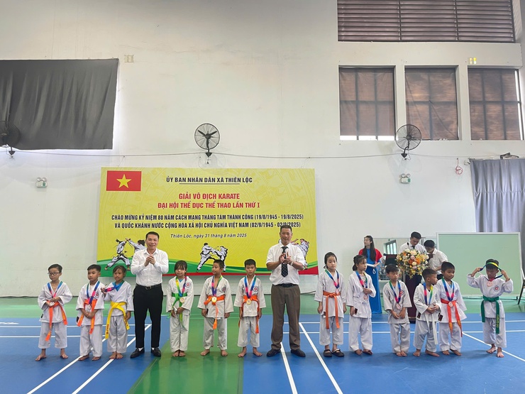 Giải vô địch Karate Đại hội TDTT xã Thiên Lộc lần thứ I - năm 2025- Ảnh 13.