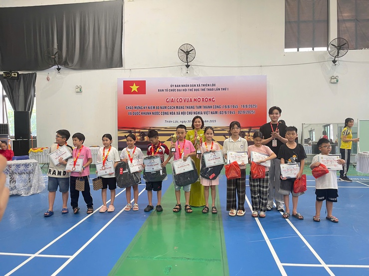 Giải cờ vua mở rộng Đại hội TDTT xã Thiên Lộc lần thứ I - năm 2025- Ảnh 6.