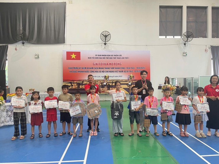 Giải cờ vua mở rộng Đại hội TDTT xã Thiên Lộc lần thứ I - năm 2025- Ảnh 8.