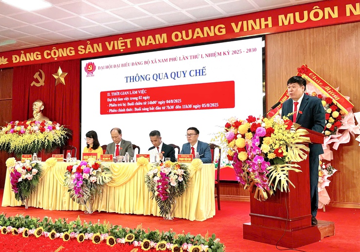 Đại hội Đảng bộ xã Nam Phù lần thứ I, nhiệm kỳ 2025-2030: Lời cam kết mạnh mẽ về sự đổi mới toàn diện, đồng bộ và thực chất- Ảnh 13.