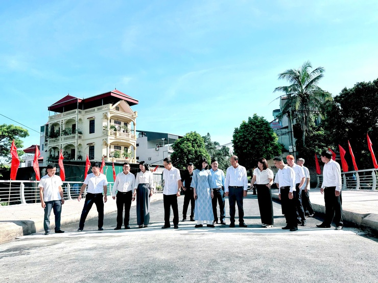 Xã Nam Phù: Cờ hoa rực rỡ, lòng người náo nức hướng về ngày hội lớn- Ảnh 5.