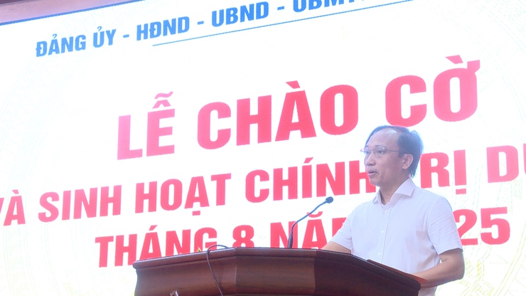 ĐẢNG ỦY – HĐND – UBND – UBMTTQ XÃ LONG TRỌNG TỔ CHỨC LỄ CHÀO CỜ VÀ SINH HOẠT CHÍNH TRỊ DƯỚI CỜ THÁNG 8/2025- Ảnh 2.