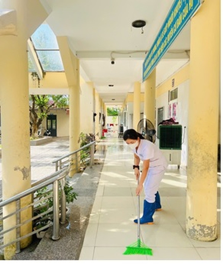 Trung tâm Bảo trợ xã hội 2 Hà Nội tổ chức ra quân tổng vệ sinh môi trường- Ảnh 3.