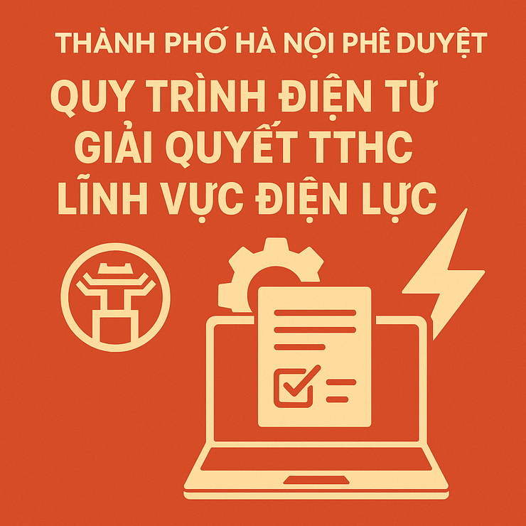 Hà Nội phê duyệt quy trình nội bộ, quy trình điện tử giải quyết thủ tục hành chính lĩnh vực điện lực- Ảnh 1.