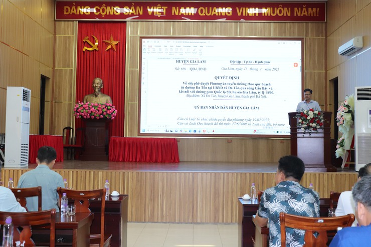Bát Tràng công bố phương án tuyến đường theo quy hoạch từ đường Đa Tốn qua sông Cầu Bây và kết nối với đường gom Quốc lộ 5B, huyện Gia Lâm (cũ), tỷ lệ 1/500- Ảnh 1.