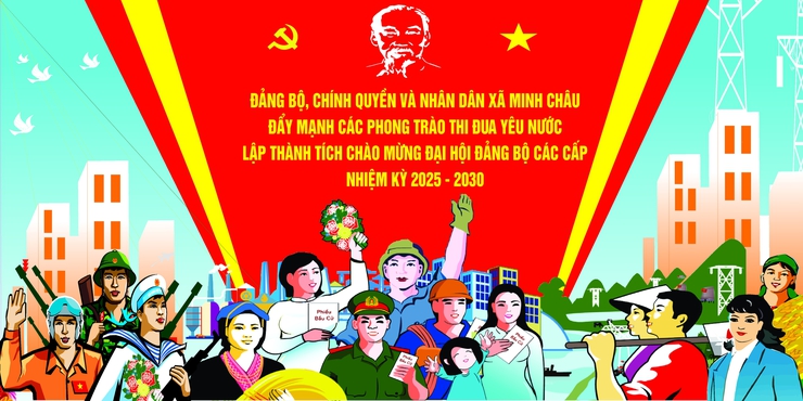 Xã Minh Châu tập trung cao độ cho công tác chuẩn bị Đại hội Đảng bộ xã lần thứ I, nhiệm kỳ 2025 – 2030.- Ảnh 1.