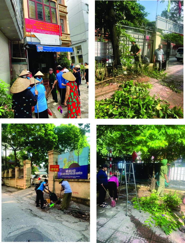 Phường Từ Liêm ra quân tổng vệ sinh môi trường, đảm bảo văn minh đô thị- Ảnh 4.