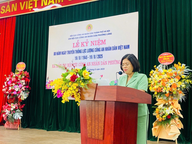 KỶ NIỆM 80 NĂM NGÀY TRUYỀN THỐNG CAND VIỆT NAM VÀ RA MẮT CHI HỘI CỰU CAND PHƯƠNG LÁNG- Ảnh 2.