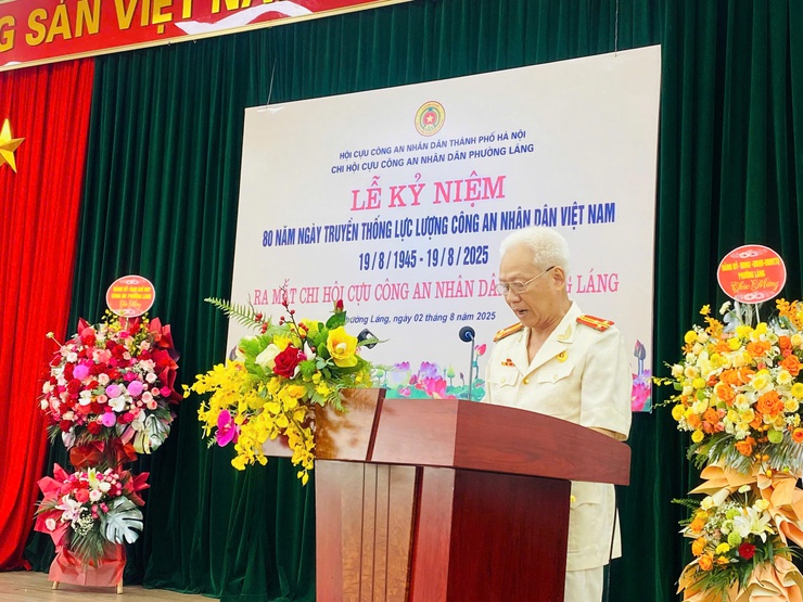 KỶ NIỆM 80 NĂM NGÀY TRUYỀN THỐNG CAND VIỆT NAM VÀ RA MẮT CHI HỘI CỰU CAND PHƯƠNG LÁNG- Ảnh 5.