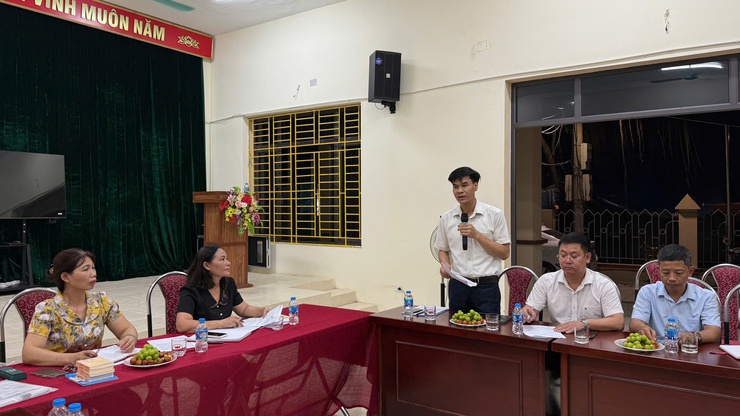Đảng ủy phường Xuân Phương tăng cường công tác lãnh đạo cơ sở qua hoạt động dự sinh hoạt chi bộ tháng 8/2025- Ảnh 6.
