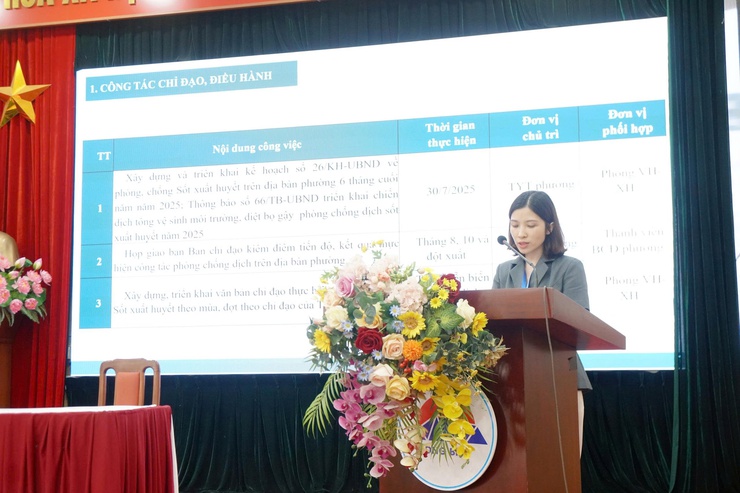 UBND phường Long Biên tổ chức hội nghị giao ban Tổ trưởng tổ dân phố tháng 7/2025- Ảnh 2.