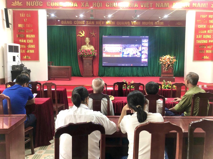 Xã Thượng Phúc tham dự hội nghị trực tuyến về công tác phòng chống dịch Tả lợn Châu Phi- Ảnh 2.