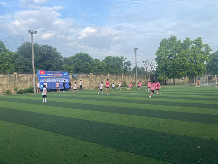 Vòng Bán kết giải bóng đá nhi đồng xã Thiên Lộc - hè 2025- Ảnh 10.