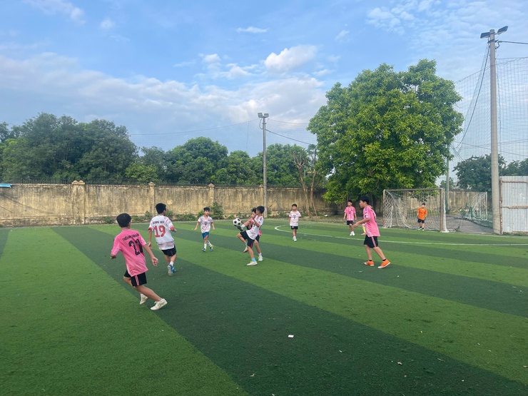 Vòng Bán kết giải bóng đá nhi đồng xã Thiên Lộc - hè 2025- Ảnh 11.