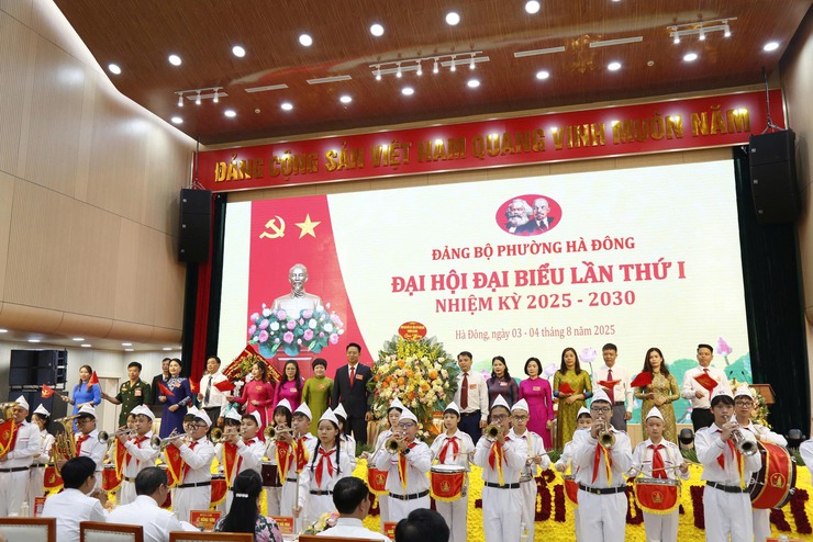 Đại hội đại biểu Đảng bộ phường Hà Đông lần thứ I, nhiệm kỳ 2025- 2030 thành công tốt đẹp- Ảnh 3.