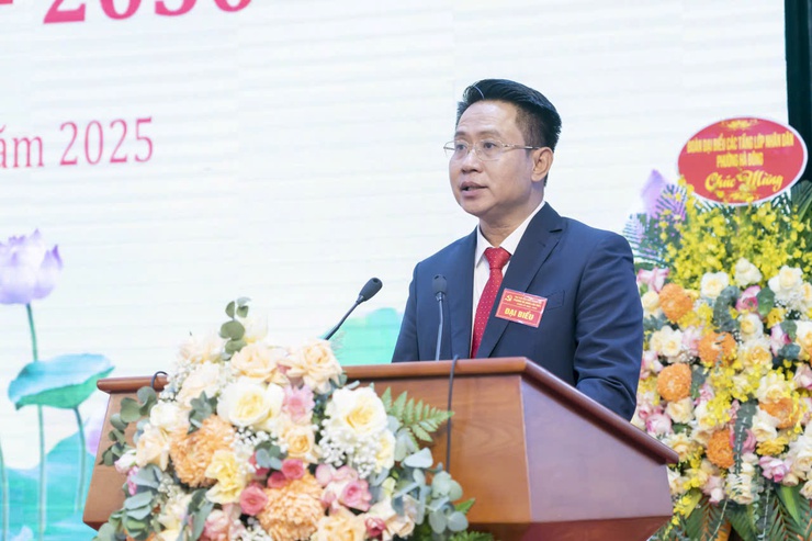 Đại hội đại biểu Đảng bộ phường Hà Đông lần thứ I, nhiệm kỳ 2025- 2030 thành công tốt đẹp- Ảnh 2.