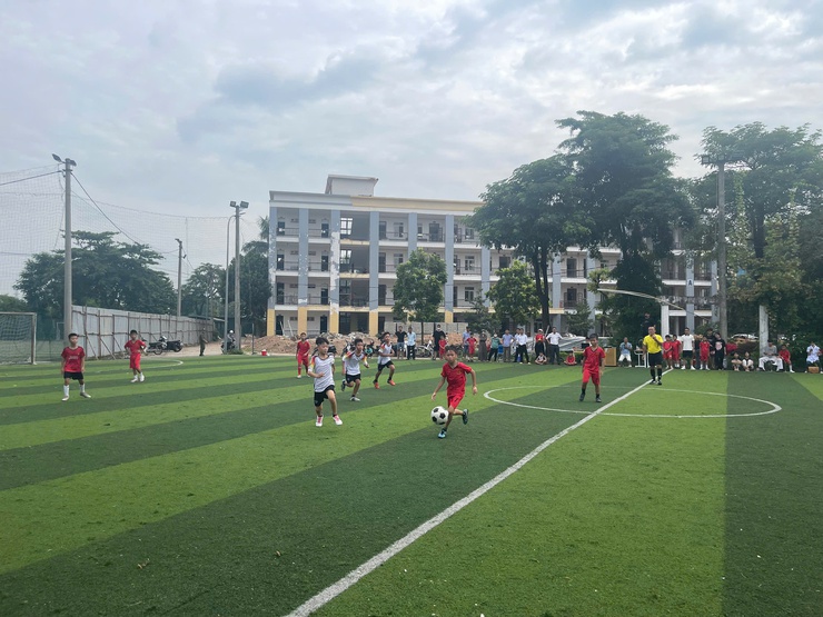 Vòng Bán kết giải bóng đá nhi đồng xã Thiên Lộc - hè 2025- Ảnh 9.