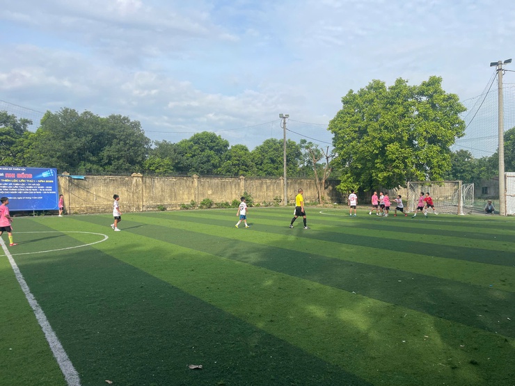 Vòng Bán kết giải bóng đá nhi đồng xã Thiên Lộc - hè 2025- Ảnh 7.