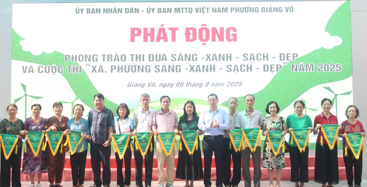 Xây dựng phường Giảng Võ văn minh, hiện đại- Ảnh 1.