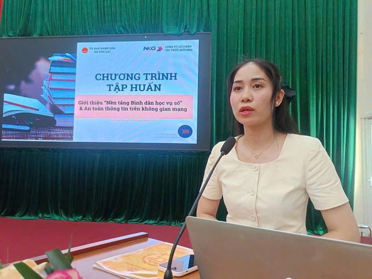 Chuyển đổi số từ cơ sở: Hòa Lạc đặt mục tiêu phổ cập kỹ năng số đến từng người dân- Ảnh 11.