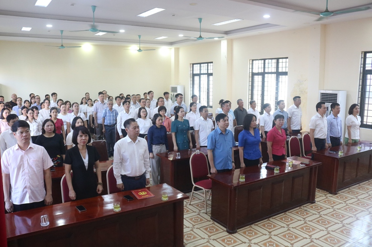 PHƯỜNG TÂY MỖ TỔ CHỨC LỄ CHÀO CỜ ĐẦU TUẦN- Ảnh 3.