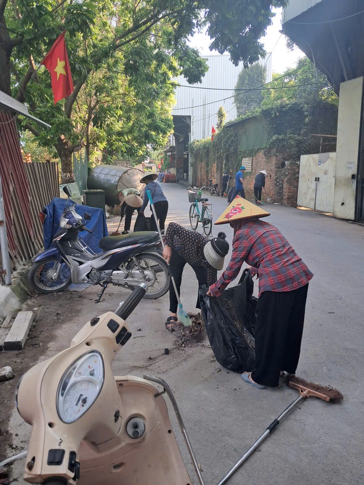 Xã Tây Phương tổ chức lễ ra quân tổng vệ sinh môi trường trên địa bàn xã- Ảnh 5.