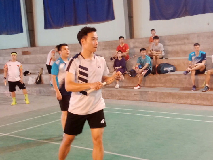 Sôi nổi giải cầu lông mở rộng chào mừng Đại hội, đại biểu Đảng bộ xã Hương Sơn lần thứ nhất, nhiệm kỳ 2025 – 2030- Ảnh 9.