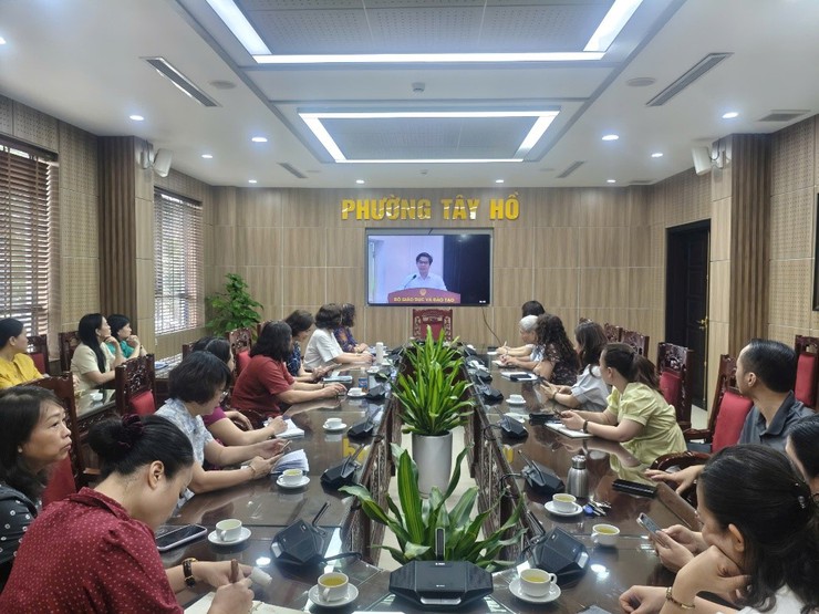 Hội nghị triển khai phân cấp Quản lý nhà nước về giáo dục khi thực hiện chính quyền địa phương hai cấp- Ảnh 1.