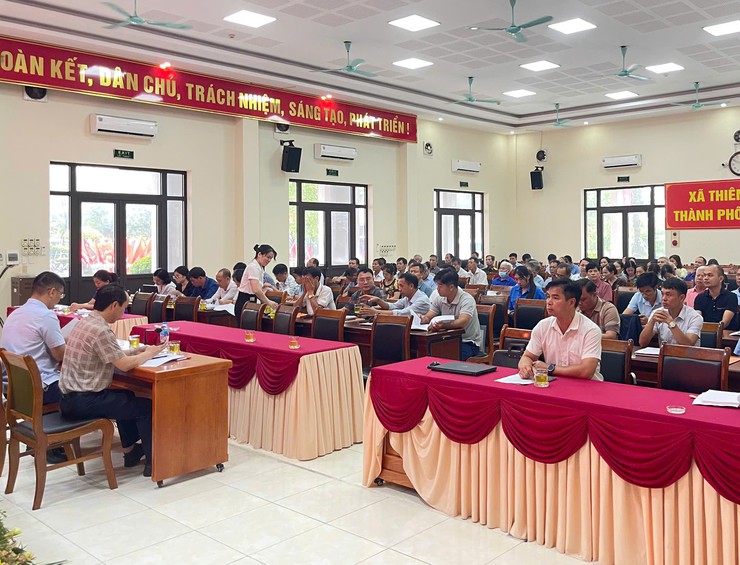 UBND xã Thiên Lộc tổ chức Hội nghị triển khai công tác hòa giải ở cơ sở năm 2025- Ảnh 4.