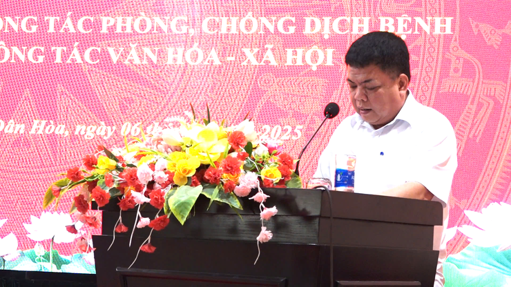 HỘI NGHỊ TRIỂN KHAI NHIỆM VỤ TRỌNG TÂM TRONG CÔNG TÁC PHÒNG, CHỐNG DỊCH BỆNH VÀ LĨNH VỰC VĂN HÓA – XÃ HỘI 6 THÁNG CUỐI NĂM 2025- Ảnh 2.