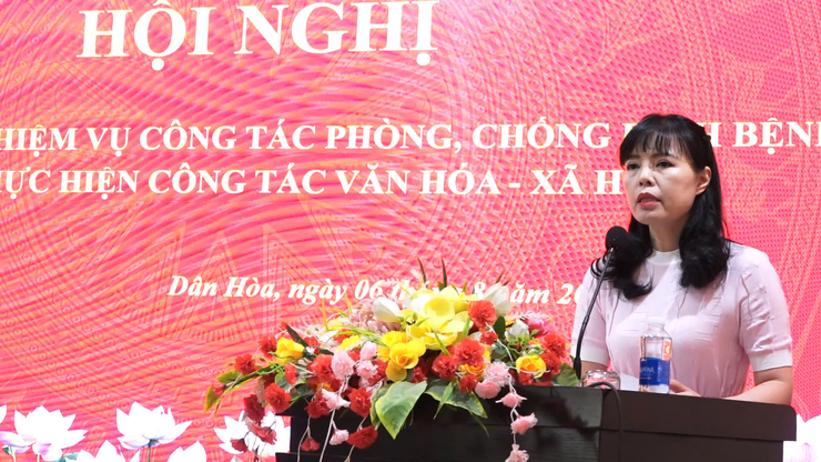 HỘI NGHỊ TRIỂN KHAI NHIỆM VỤ TRỌNG TÂM TRONG CÔNG TÁC PHÒNG, CHỐNG DỊCH BỆNH VÀ LĨNH VỰC VĂN HÓA – XÃ HỘI 6 THÁNG CUỐI NĂM 2025- Ảnh 5.