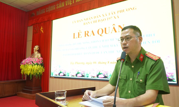 Xã Tây Phương: Quyết tâm lập lại trật tự an toàn giao thông, trật tự đô thị, trật tự công cộng thiết thực chào mừng Đại hội Đại biểu Đảng bộ xã Tây Phương lần thứ I, nhiệm kỳ 2025 – 2030 tiến tới Đại hội Đảng bộ các cấp- Ảnh 2.