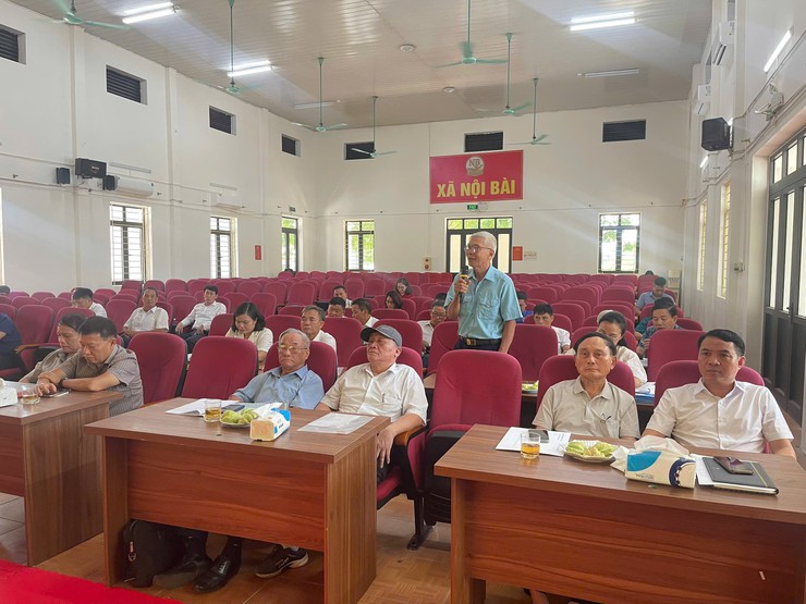 ĐẢNG ỦY XÃ NỘI BÀI TỔ CHỨC HỘI NGHỊ LẤY Ý KIẾN CỦA CÁC ĐỒNG CHÍ NGUYÊN LÃNH ĐẠO ĐÓNG GÓP DỰ THẢO VĂN KIỆN ĐẠI HỘI ĐẢNG BỘ LẦN THỨ I, NHIỆM KỲ 2025 - 2030- Ảnh 4.