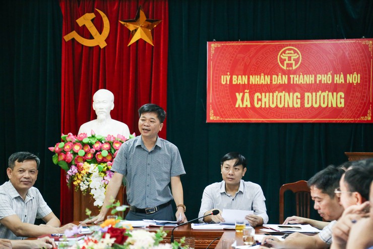 Tiểu ban Tổ chức phục vụ Đại hội Đại biểu Đảng bộ xã Chương Dương tổ chức họp triển khai các nhiệm vụ của Tiểu ban- Ảnh 5.