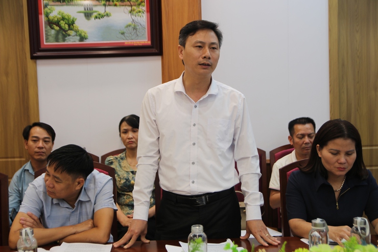 Họp thống nhất Phương án cưỡng chế thu hồi đất phục vụ Dự án “Xây dựng mới Trường Mầm non thôn Thái Bình- Ảnh 2.