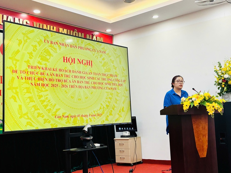 PHƯỜNG CỬA NAM TRIỂN KHAI KẾ HOẠCH ĐẢM BẢO AN TOÀN BỮA ĂN BÁN TRÚ CHO HỌC SINH NĂM HỌC 2025–2026- Ảnh 6.