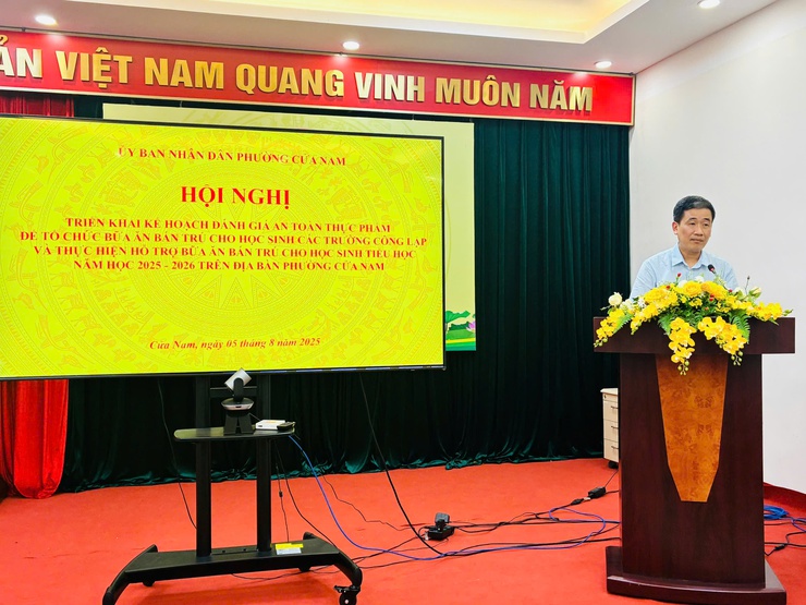 PHƯỜNG CỬA NAM TRIỂN KHAI KẾ HOẠCH ĐẢM BẢO AN TOÀN BỮA ĂN BÁN TRÚ CHO HỌC SINH NĂM HỌC 2025–2026- Ảnh 4.