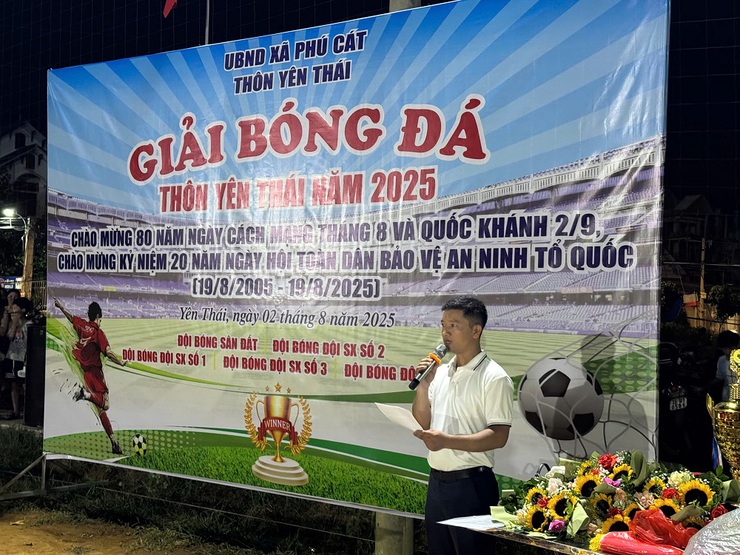 Thôn Yên Thái tổ chức nhiều hoạt động sôi nổi chào mừng Quốc khánh 2/9, kỷ niệm 20 năm Ngày hội Quốc phòng toàn dân và Đại hội Đảng bộ xã Phú Cát lần thứ Nhất- Ảnh 3.