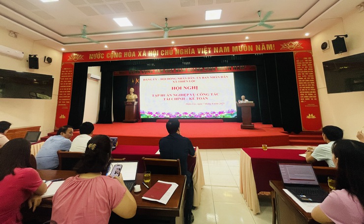 Xã Thiên Lộc tổ chức hội nghị tập huấn nghiệp vụ công tác Tài chính – Kế toán năm 2025- Ảnh 5.