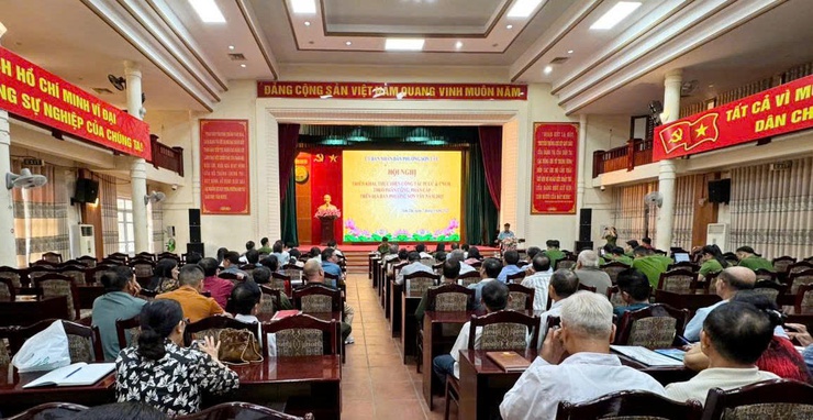 Sơn Tây tổ chức hội nghị triển khai công tác PCCC & CNCH theo phân công, phân cấp trên địa bàn phường- Ảnh 2.