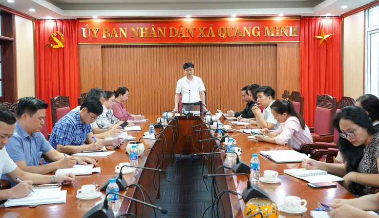 Xã Quang Minh sẵn sàng cho năm học đầu tiên hỗ trợ bữa ăn bán trú- Ảnh 3.